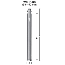 Milwaukee WCHP-TK 20 - Diamantová jádrová korunka 20x300 mm (1/2" Gas)